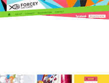 Tablet Screenshot of forceydaycamp.org